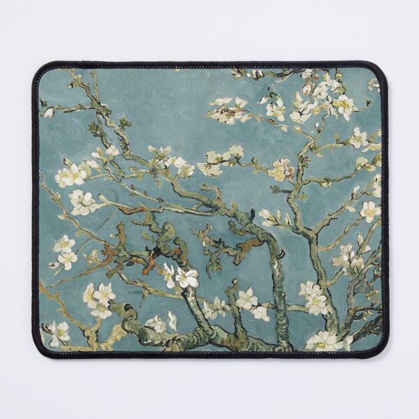 Item preview, Blossoming Almond Branches Art Print – Floral Spring Wall Decor designed and sold by AbstractAuraArt.