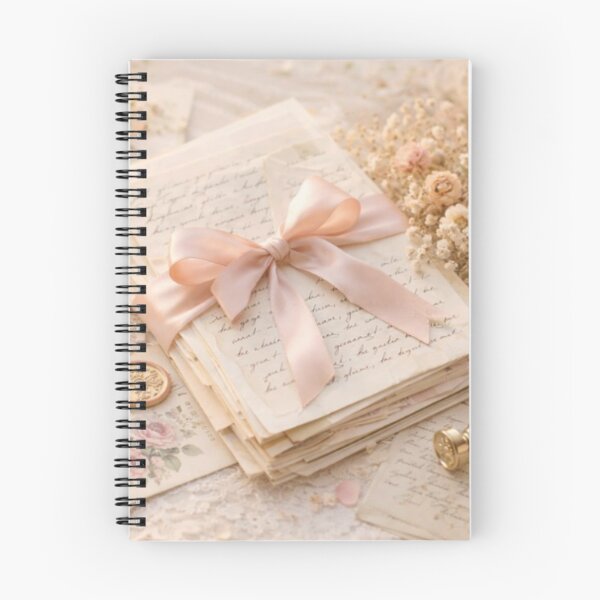 Item preview, Pink Ribbon Letters – Vintage Love Letters & Soft Cottagecore Stationery designed and sold by ArtFreshStudio.