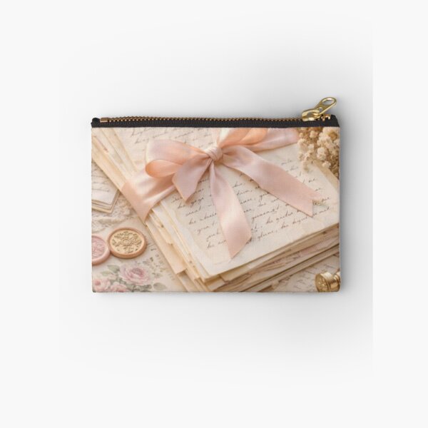 Item preview, Pink Ribbon Letters – Vintage Love Letters & Soft Cottagecore Stationery designed and sold by ArtFreshStudio.