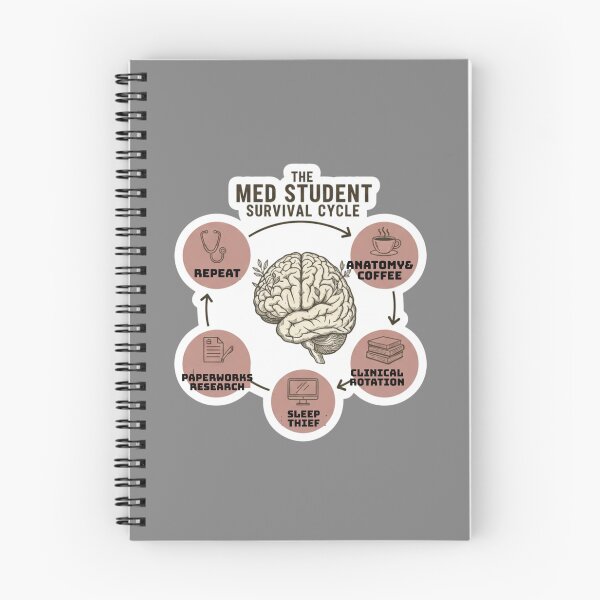 Item preview, The Medical Student Survival Cycle Anatomy and Coffee designed and sold by medoutfits.