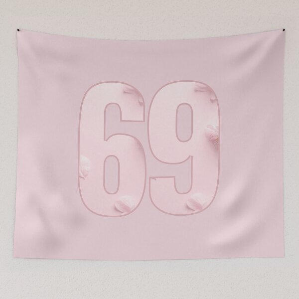 Item preview, Aesthetic Pink Cherry Blossom Number 69 designed and sold by ArtsByAdriana.