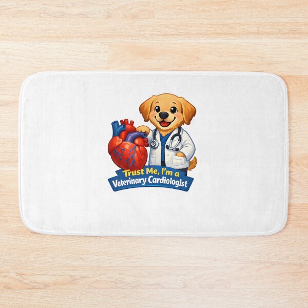 Item preview, Trust Me, I’m a Veterinary Cardiologist – Funny Dog Doctor Illustration designed and sold by Bettybee00.