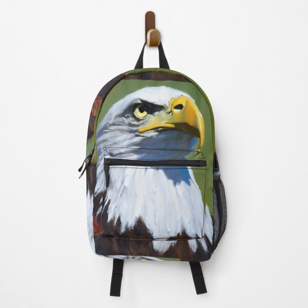 Item preview, Patriotic Bald Eagle Close Up Art for Proud Fourth of July Americans designed and sold by WildStroke.