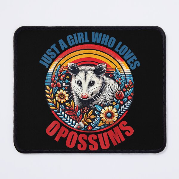 Item preview, Girls Opossums-Shirt Kids Teen Just A Girl Who Loves Possum , Opossum Gift For Mom Dad Kids designed and sold by Opossum GIFT ★★★★★.