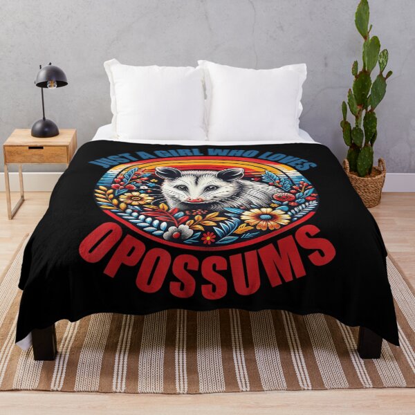 Item preview, Girls Opossums-Shirt Kids Teen Just A Girl Who Loves Possum , Opossum Gift For Mom Dad Kids designed and sold by Opossum GIFT ★★★★★.