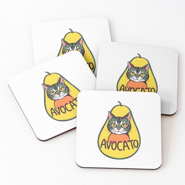Item preview, Avocato Cat in Avocado designed and sold by shelteredinside.