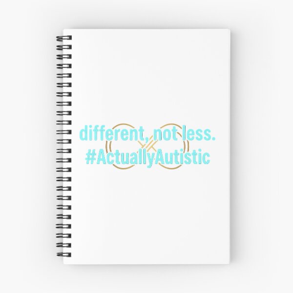 Item preview, Different Not Less Autistic Acceptance Neurodiversity Minimalist Symbolic designed and sold by chattsuede.