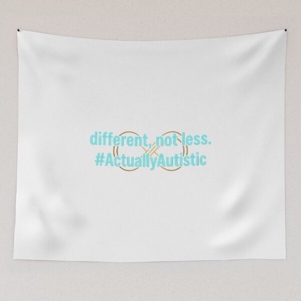 Item preview, Different Not Less Autistic Acceptance Neurodiversity Minimalist Symbolic designed and sold by chattsuede.