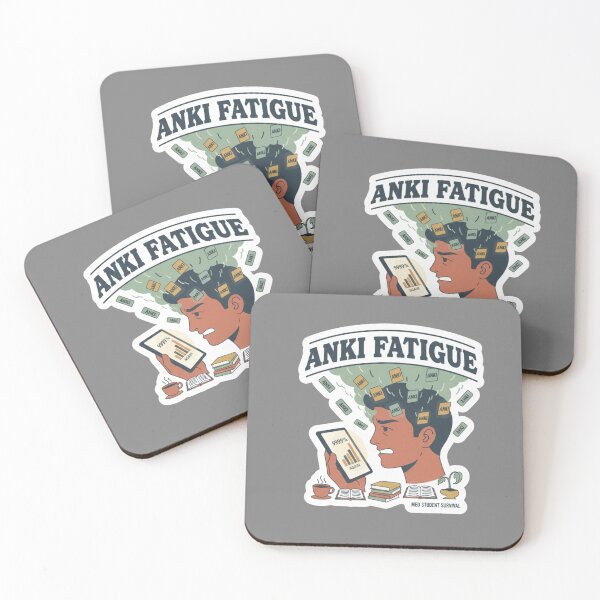 Item preview, Anki Fatigue Medical Student Survival Flashcard Burnout designed and sold by medoutfits.