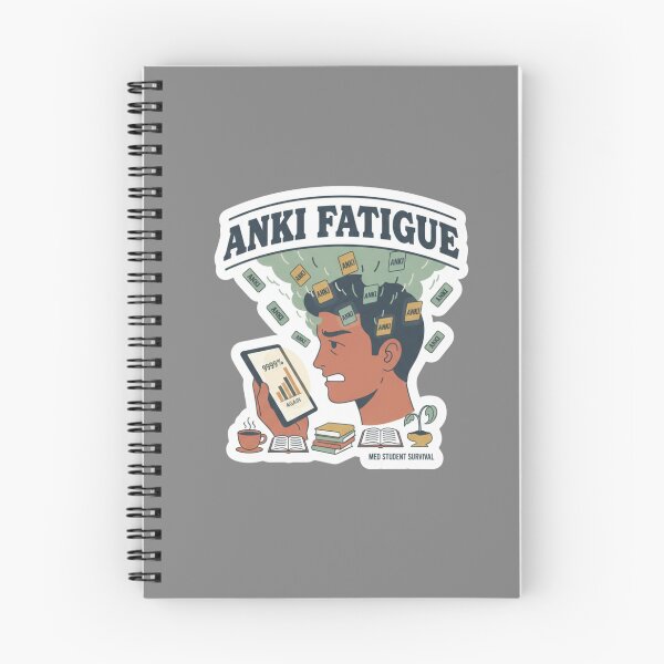 Item preview, Anki Fatigue Medical Student Survival Flashcard Burnout designed and sold by medoutfits.