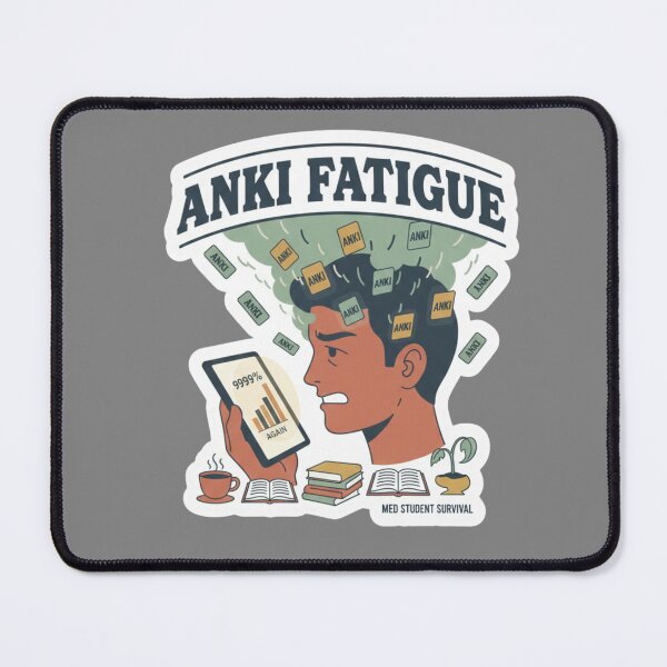 Item preview, Anki Fatigue Medical Student Survival Flashcard Burnout designed and sold by medoutfits.