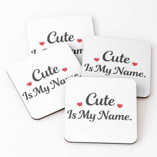 Item preview, Cute Is My Name Shirt – Valentine’s Day Couple Shirt – Romantic Matching Tee – Gift for Girlfriend designed and sold by Chaos-Approved.