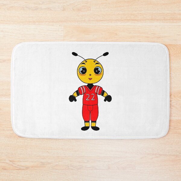 Item preview, Cute Bee Wearing A Football Uniform designed and sold by Sartoris Art.