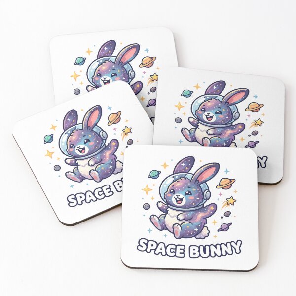 Item preview, Cute Cosmic Space Bunny Kawaii Cartoon Animal designed and sold by chattsuede.