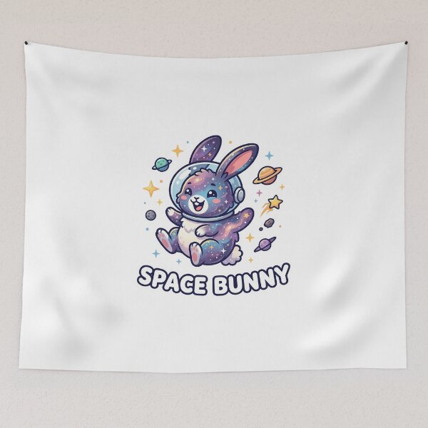 Item preview, Cute Cosmic Space Bunny Kawaii Cartoon Animal designed and sold by chattsuede.