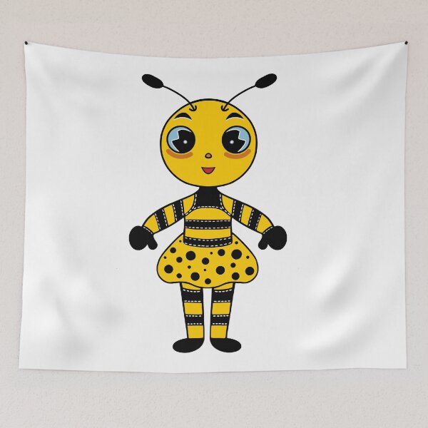 Item preview, Cute Bee Wearing A Dress designed and sold by Sartoris Art.