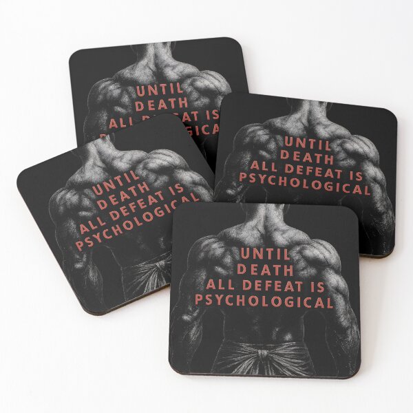 Item preview, UNTIL DEATH - Back Muscle Emblem designed and sold by LVLUPXP.
