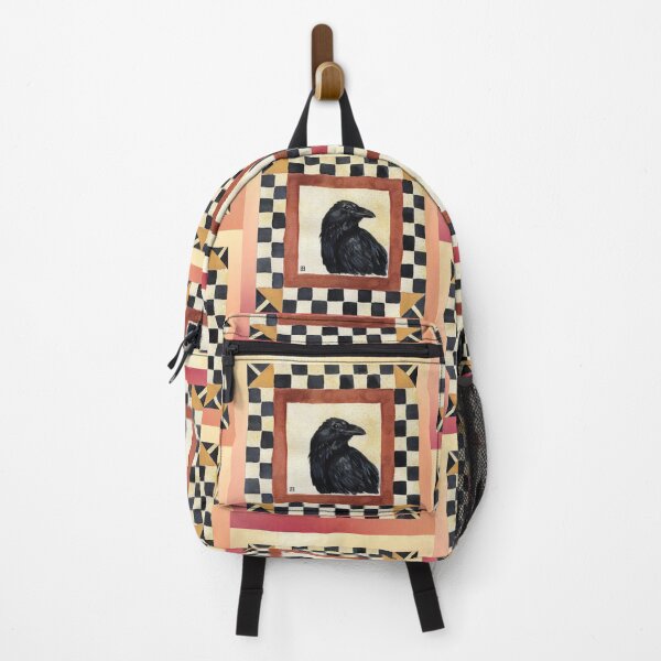 Item preview, Regal Raven in checkered frame designed and sold by oh-bi-me.