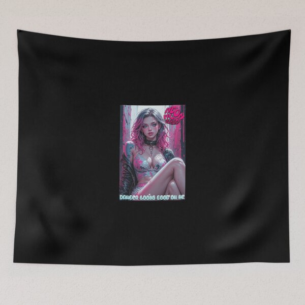 Item preview, Neon Noir Girlfriend - Danger Looks Good on Me designed and sold by Mark Mentzer.
