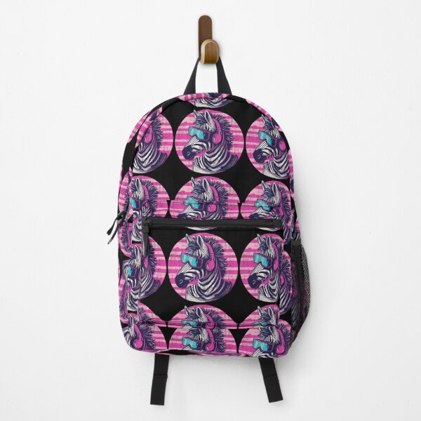 Item preview, Pink Zebra Retro Synthwave 80s Aesthetic designed and sold by TeeARTHY.