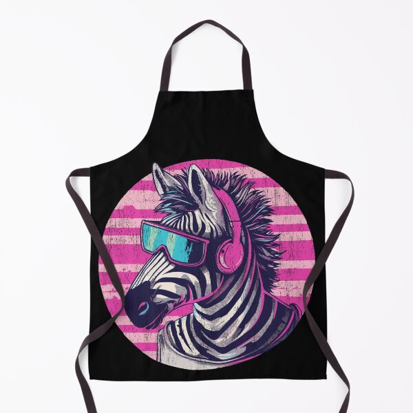 Item preview, Pink Zebra Retro Synthwave 80s Aesthetic designed and sold by TeeARTHY.