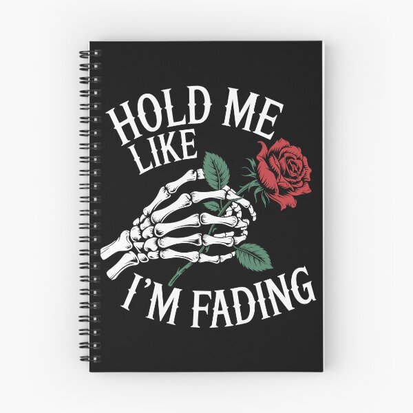 Item preview, Hold me like im fading skeleton hand red rose designed and sold by Faissal Thomass.