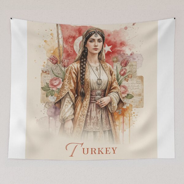 Item preview, Turkey Heritage Elegance and National Bloom designed and sold by ForeverPrintsOK.