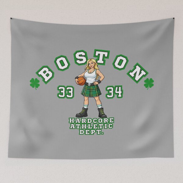 Item preview, Boston Basketball Girl designed and sold by UNK-Fatigues.