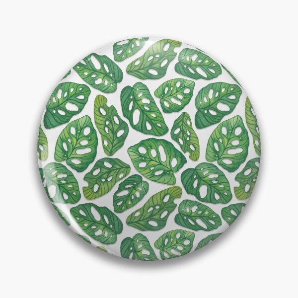 Item preview, MONSTERA-Bright Bold Green Botanical Watercolor Pattern designed and sold by THE COLOR ALCHEMY.