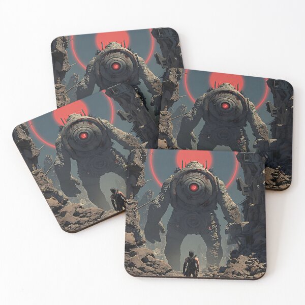 Item preview, Guardian of the Ruins - Epic Fantasy Art Print designed and sold by BadBeaverDesign.