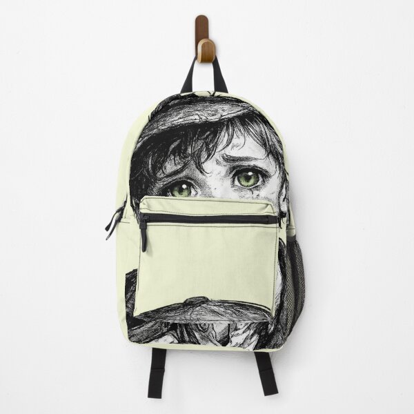 Item preview, Sad 1940s Newsboy Boy with Green Eyes – Vintage Noir AI Ink Sketch designed and sold by Cleora Art .