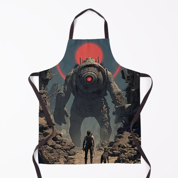 Item preview, Guardian of the Ruins - Epic Fantasy Art Print designed and sold by BadBeaverDesign.
