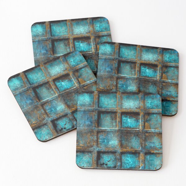 Item preview, Urban Industrial Blue Metal Luxuriously Rusty Design Art designed and sold by DEC02.