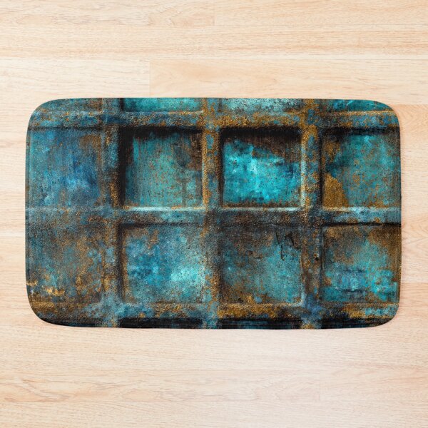 Item preview, Urban Industrial Blue Metal Luxuriously Rusty Design Art designed and sold by DEC02.