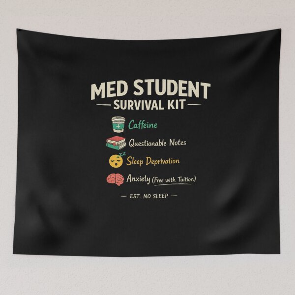 Item preview, Med Student Survival Kit - Funny Medical School Student Gift designed and sold by medoutfits.