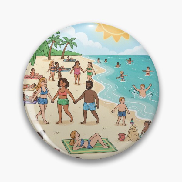 Item preview, Beach Scene designed and sold by ArtofDissent.