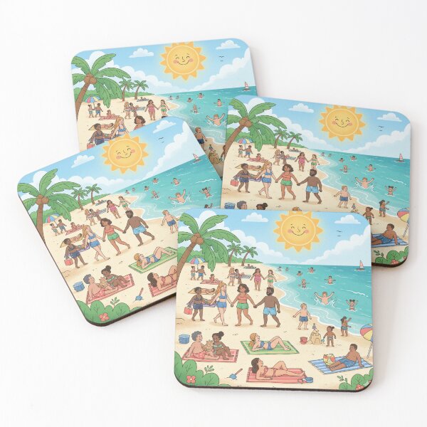 Item preview, Beach Scene designed and sold by ArtofDissent.