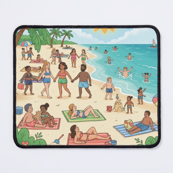 Item preview, Beach Scene designed and sold by ArtofDissent.