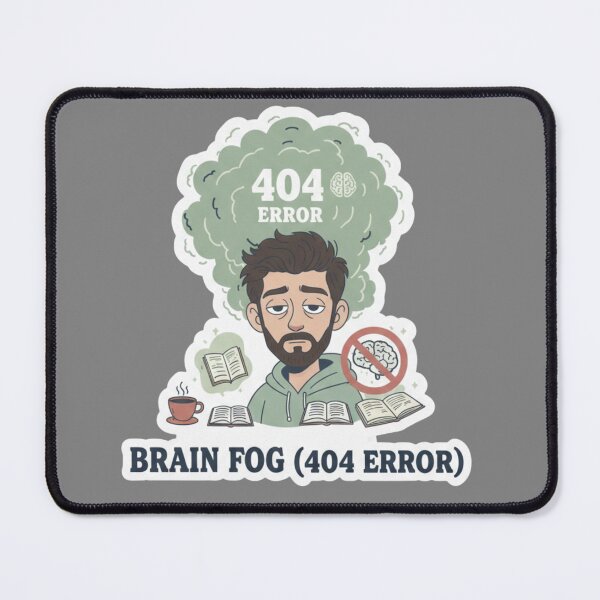 Item preview, Brain Fog 404 Error Medical Student Academic Burnout designed and sold by medoutfits.
