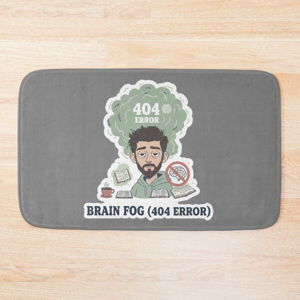Item preview, Brain Fog 404 Error Medical Student Academic Burnout designed and sold by medoutfits.