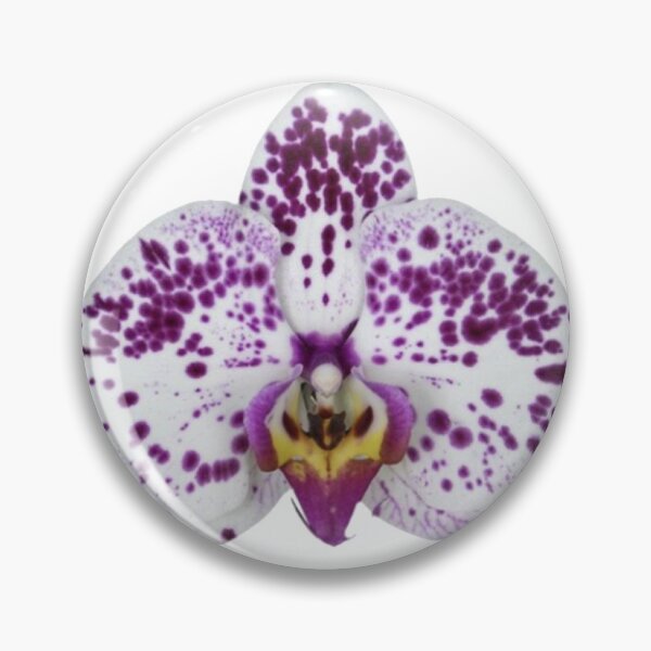 Item preview, spotted purple orchid flower sticker designed and sold by inainart.