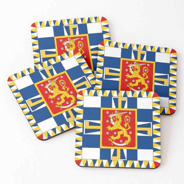 Item preview, Finland Flag Art | Medeivalist, Alternate History and Legacy Symbols designed and sold by Based History.