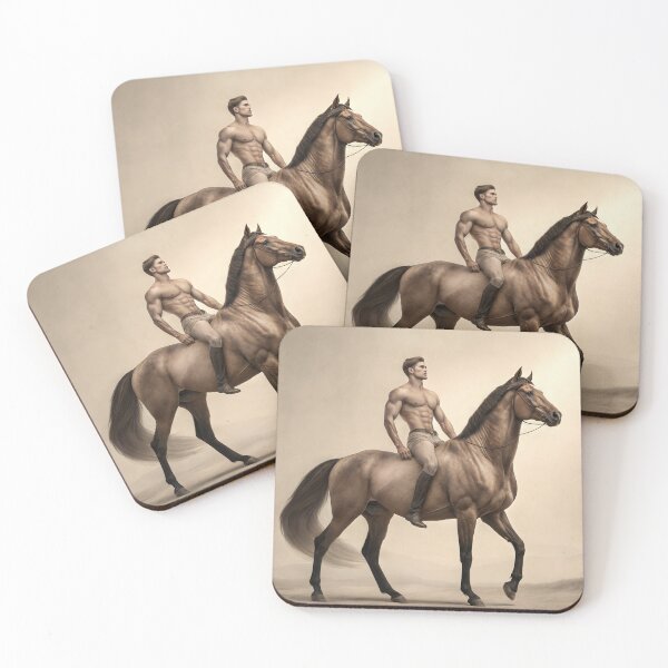 Item preview, Rider of Legends - Horse Riding Hunk designed and sold by gayishdesign.