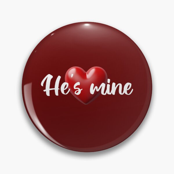 Item preview, He's mine red heart designed and sold by Mahakamel.