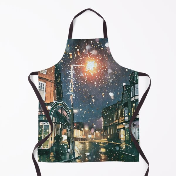 Item preview, Falling Snow in the City designed and sold by tomorrowsart.