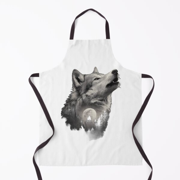 Item preview, Majestic Wolf Howling at the Moon - Nature Forest Double Exposure designed and sold by Crown & Claw.