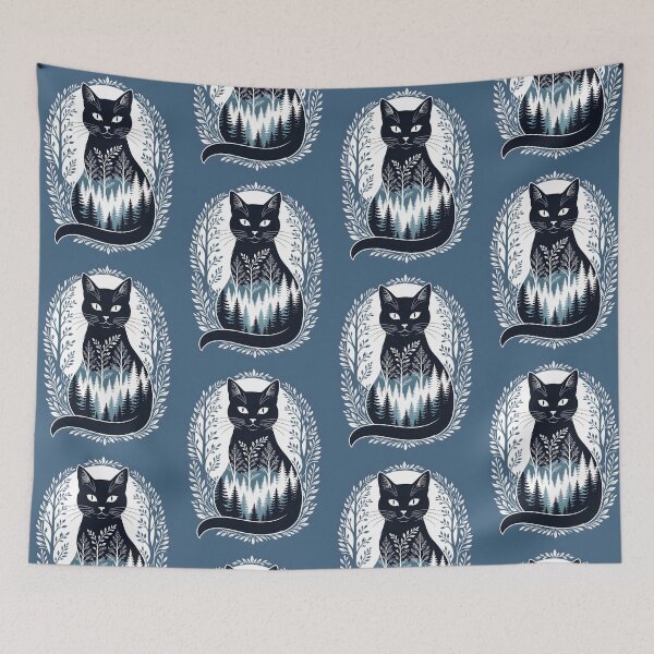 Item preview, Silhouette of a cat designed and sold by PrintLabStudio.