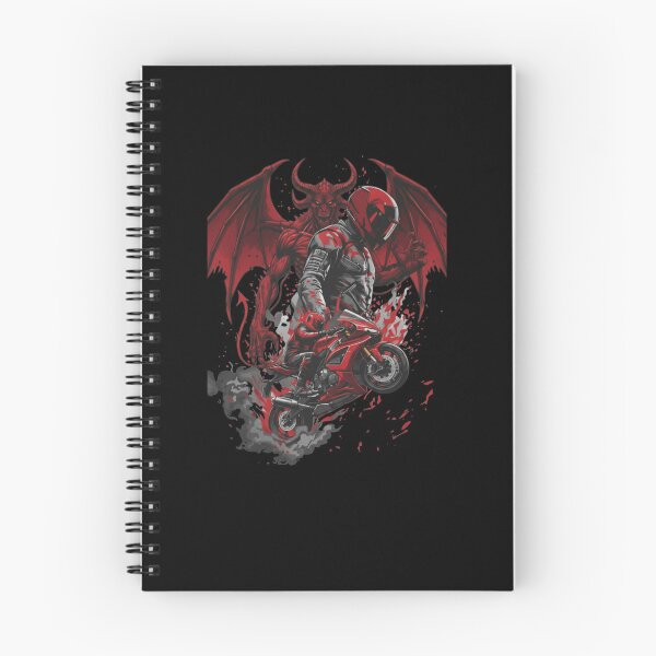 Item preview, Demon Rider – Dark Motorcycle Streetwear Design designed and sold by TwoWheels-shop.
