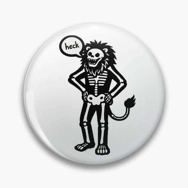 Item preview, Funny Werewolf Skeleton Saying Heck designed and sold by Senkov.