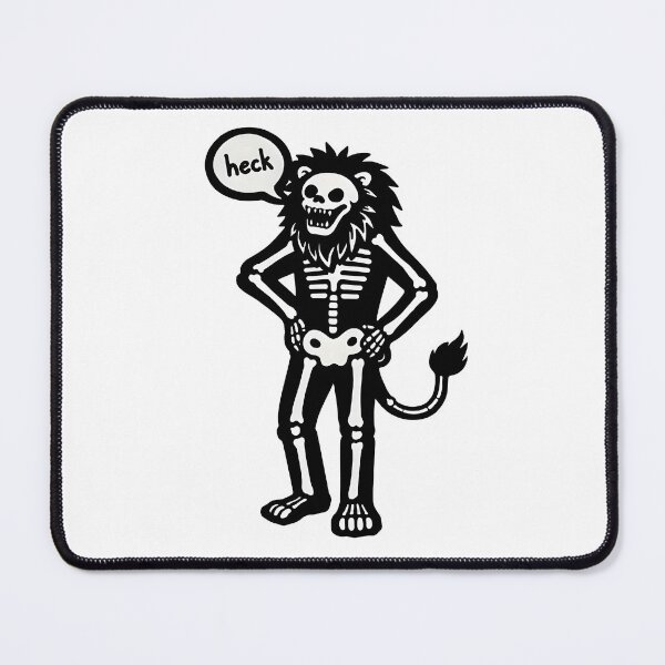 Item preview, Funny Werewolf Skeleton Saying Heck designed and sold by Senkov.